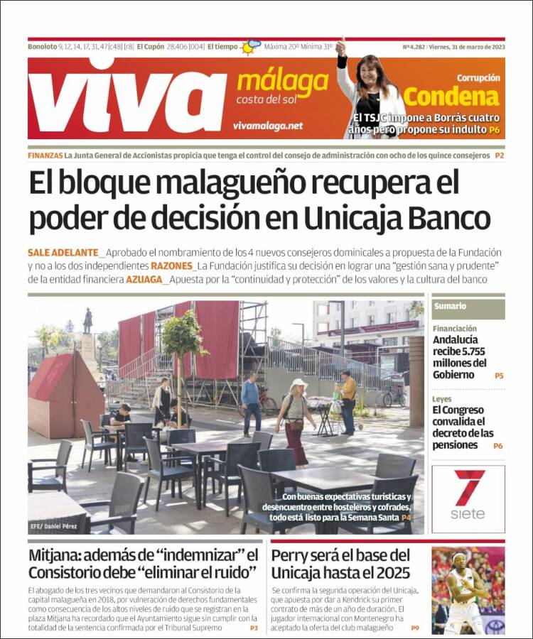 Portada de Viva Málaga (España)