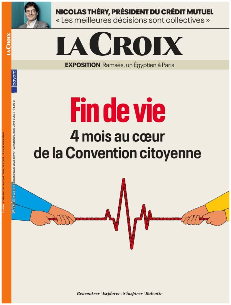Portada de La Croix (Francia)