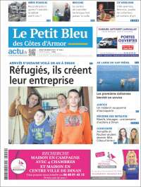 Portada de Le Petit Bleu (Francia)