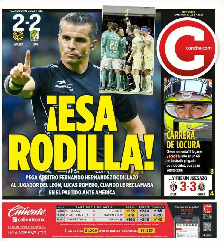 Portada de Cancha (Mexique)