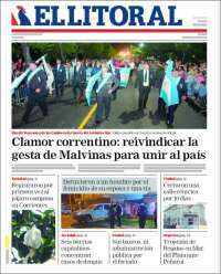 Portada de El Litoral Corrientes (Argentina)