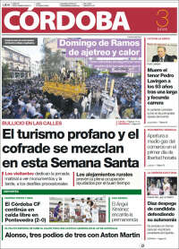 Portada de Diario de Córdoba (España)