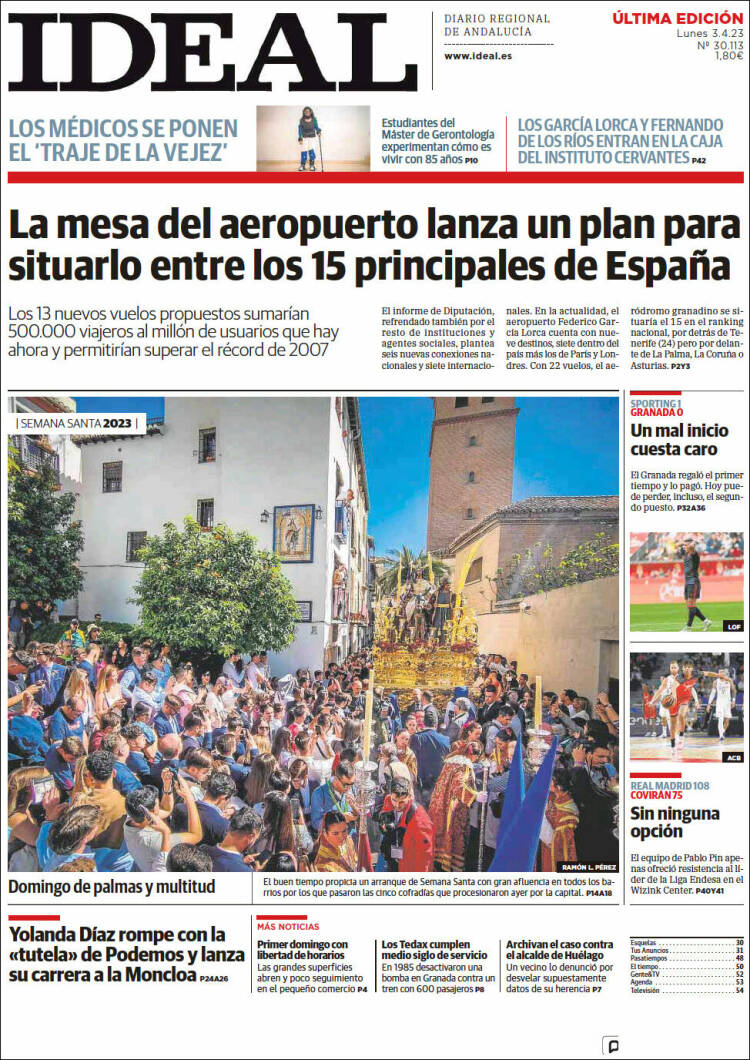 Portada de Ideal (España)