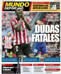 Portada de Mundo Deportivo Bizkaia (España)