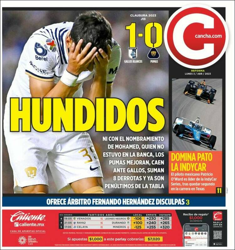 Portada de Cancha (México)