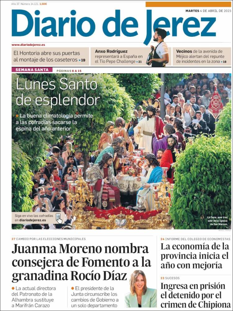 Portada de Diario de Jerez (España)