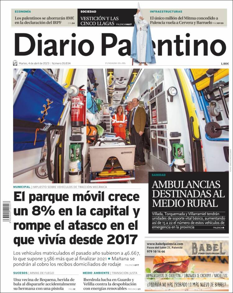 Portada de Diario Palentino (España)
