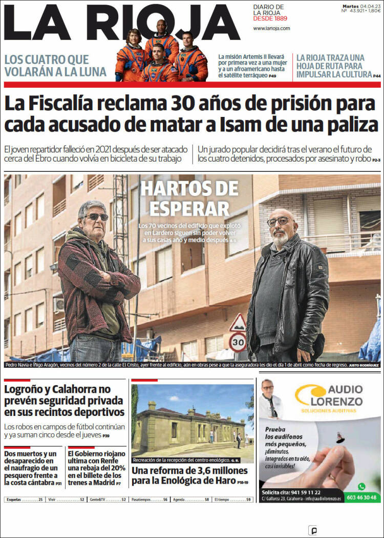 Portada de La Rioja (España)