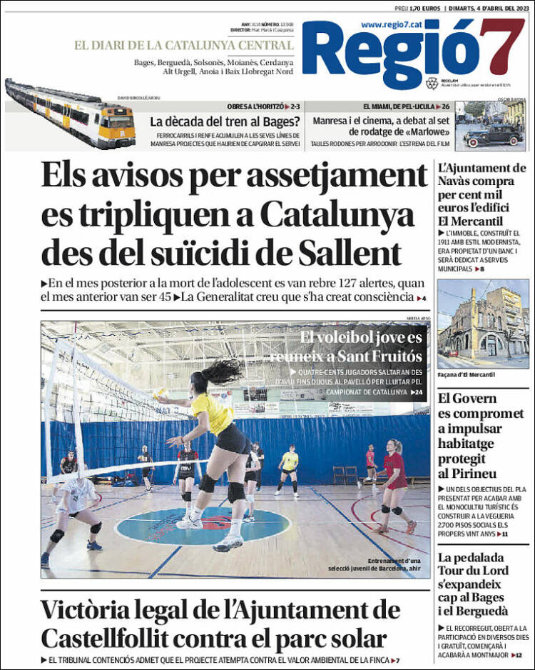 Portada de Regio7 (España)