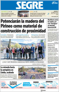 Portada de Segre  (España)