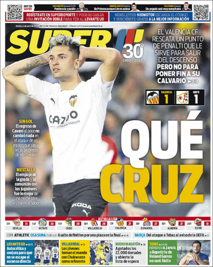 Portada de Superdeporte (España)