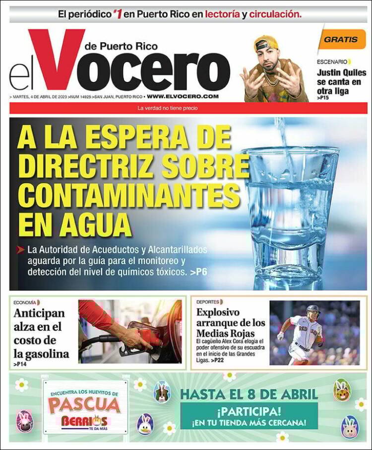 Portada de Vocero (Puerto Rico)