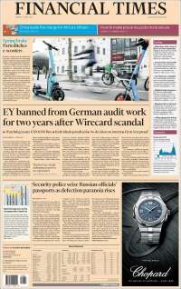 Portada de Financial Times - USA (USA)