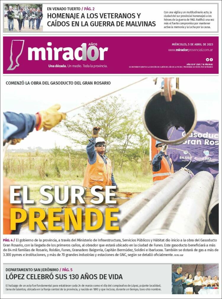 Portada de Mirador Provincial (Argentina)