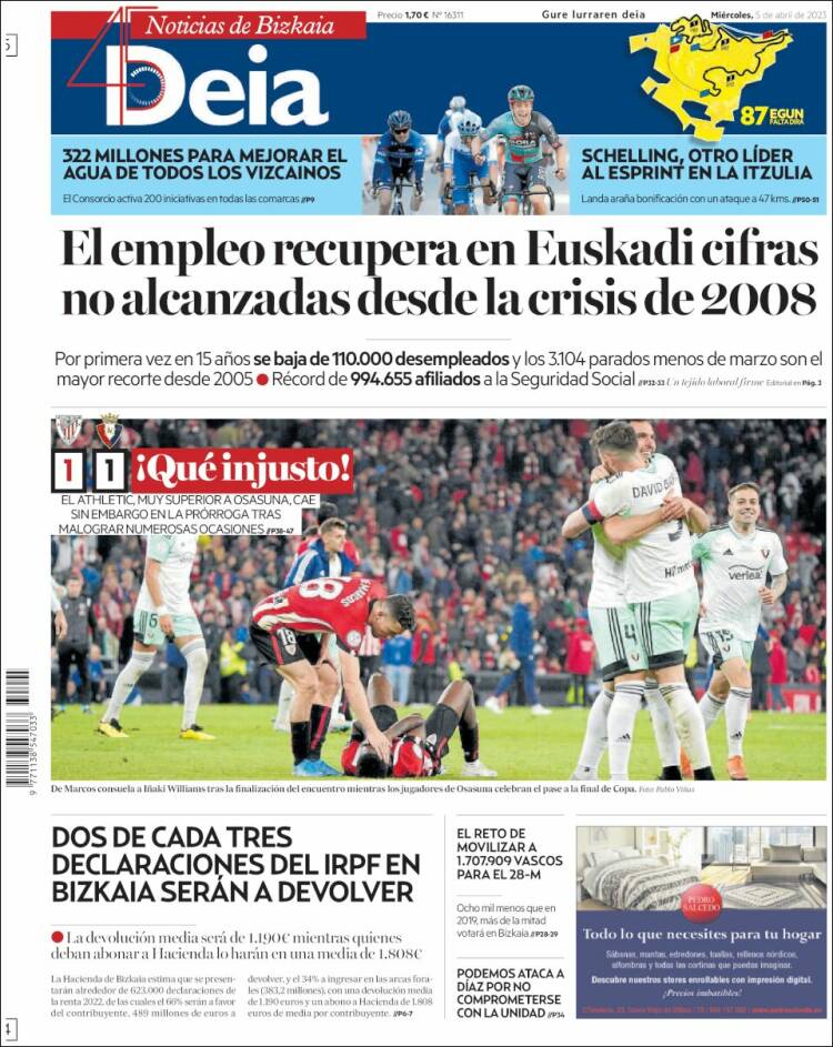 Portada de Deia (España)