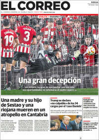 Portada de El Correo (España)