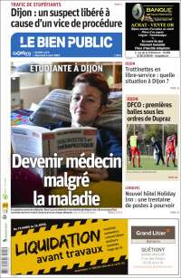 Portada de Le Bien Public (Francia)