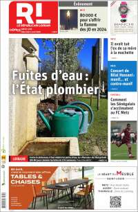 Portada de Le Republicain Lorrain (Francia)