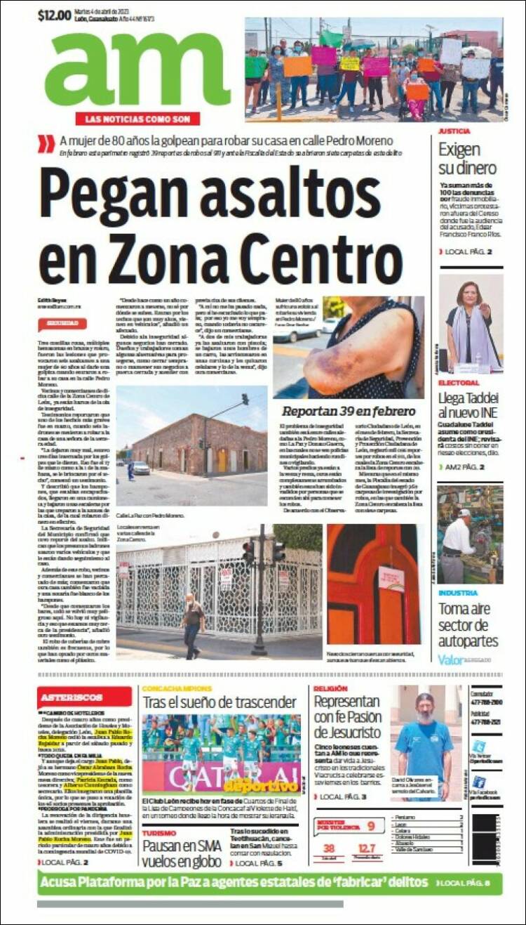 Portada de Al Día A.M. (México)