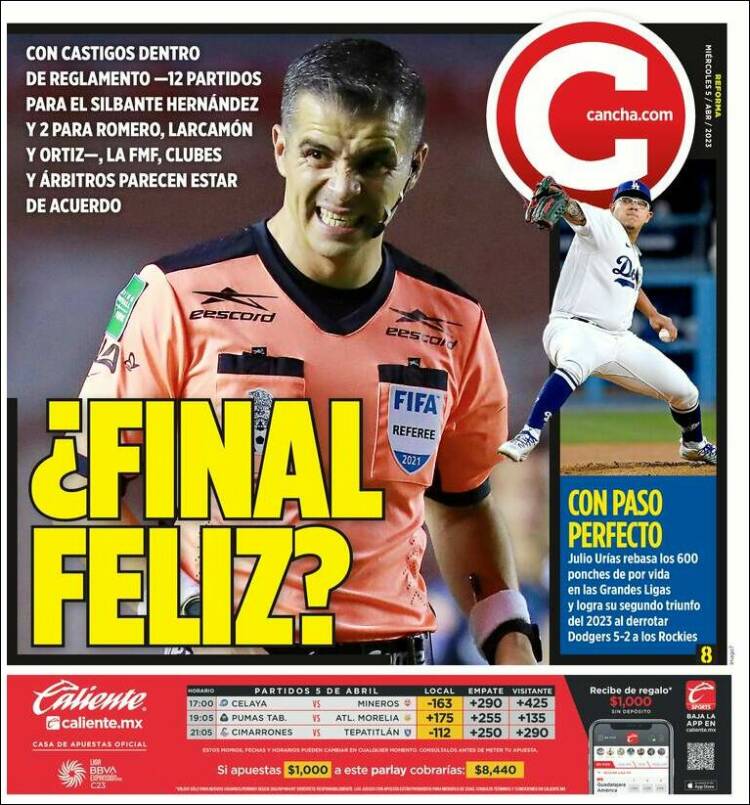 Portada de Cancha (México)