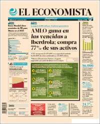 Portada de El Economista (México)
