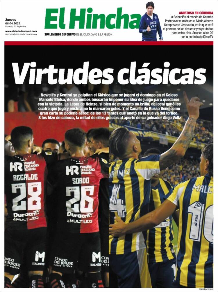 Portada de El Hincha (Argentina)