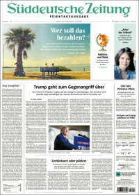 Portada de Sueddeutsche (Alemania)