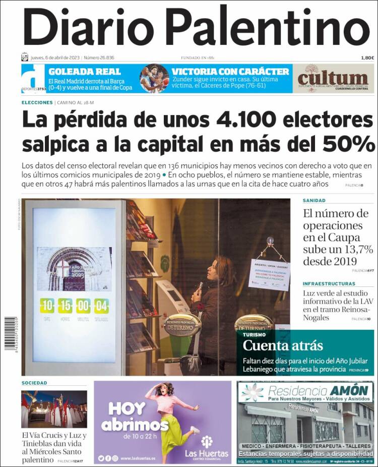 Portada de Diario Palentino (España)