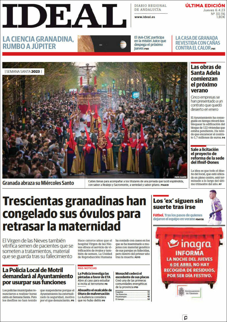 Portada de Ideal (España)