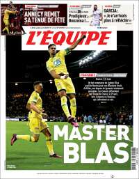 Portada de L'Equipe (France)