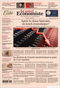 Portada de Le nouvel Economiste (France)