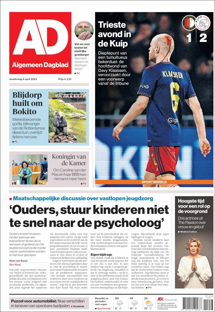 Portada de AD (Netherlands)