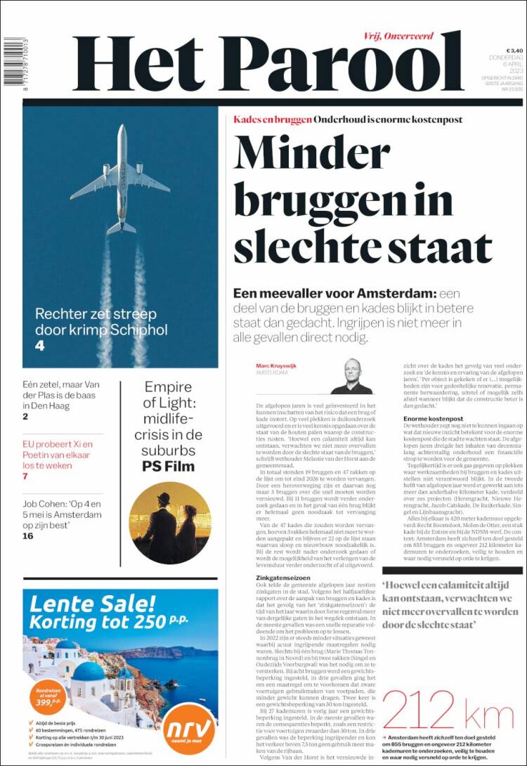 Portada de Het Parool (Netherlands)
