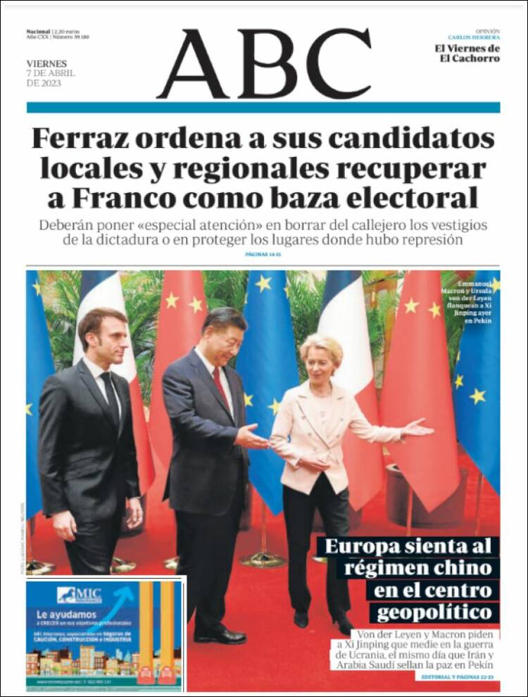 Portada de ABC (España)