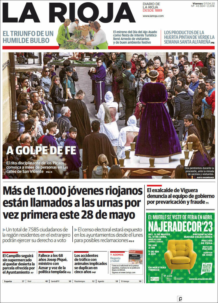 Portada de La Rioja (España)