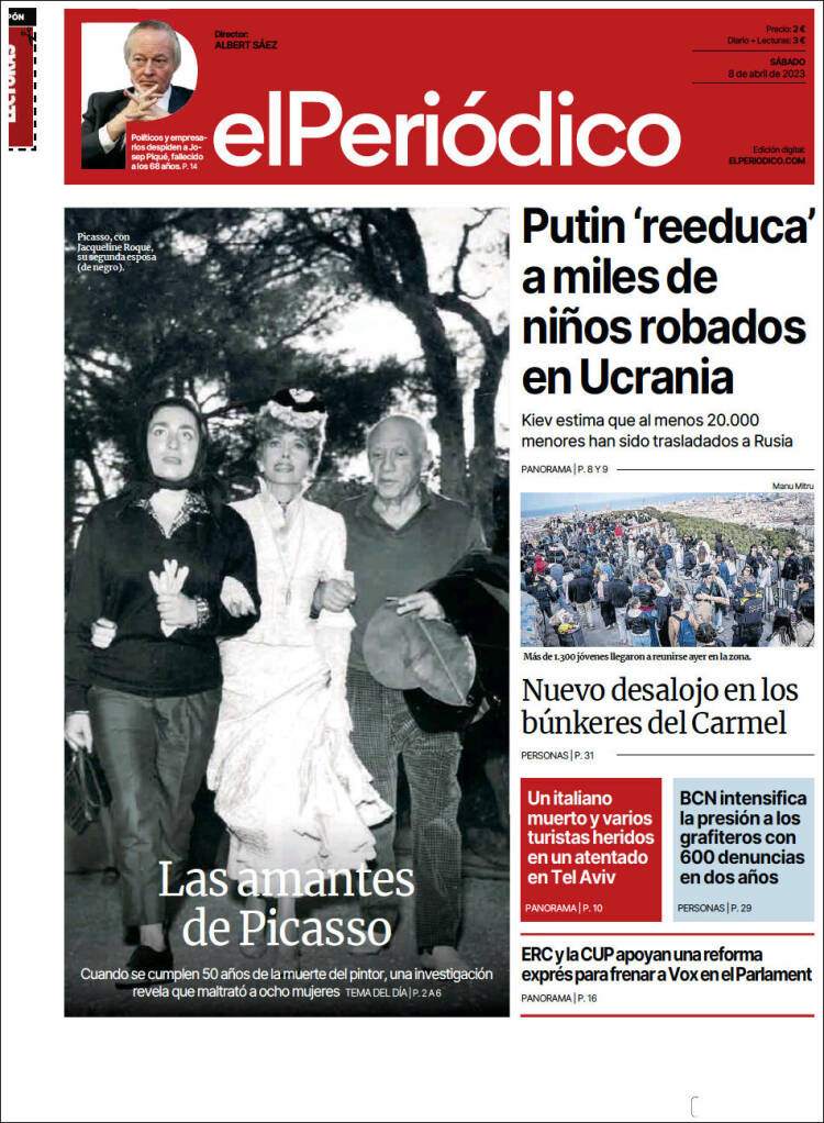 Portada de El Periódico (Espa&ntilde;a)