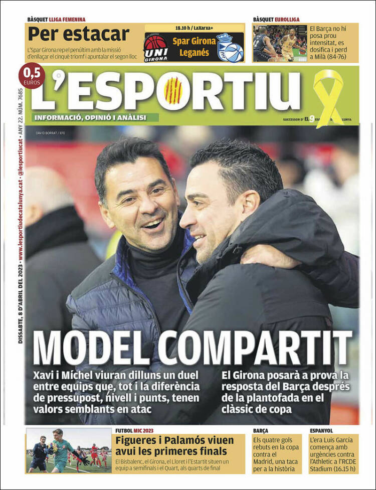 Portada de L'Esportiu : Girona (España)