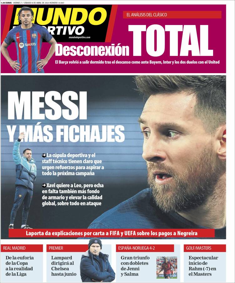 Portada de El Mundo Deportivo (España)