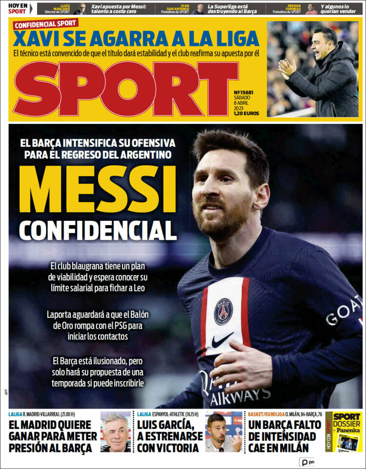 Portada de Sport (España)