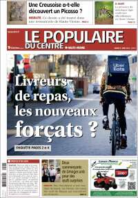 Portada de Le Populaire du Centre (Francia)