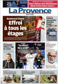 Portada de La Provence (Francia)