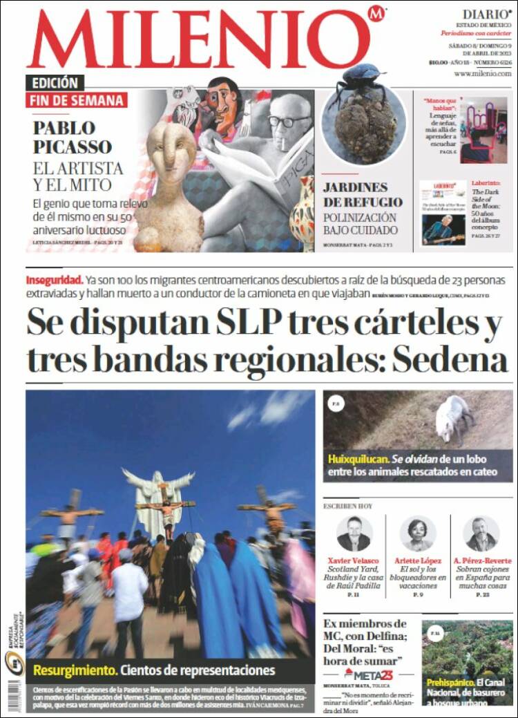 Portada de Milenio - Estado de México (M&eacute;xico)