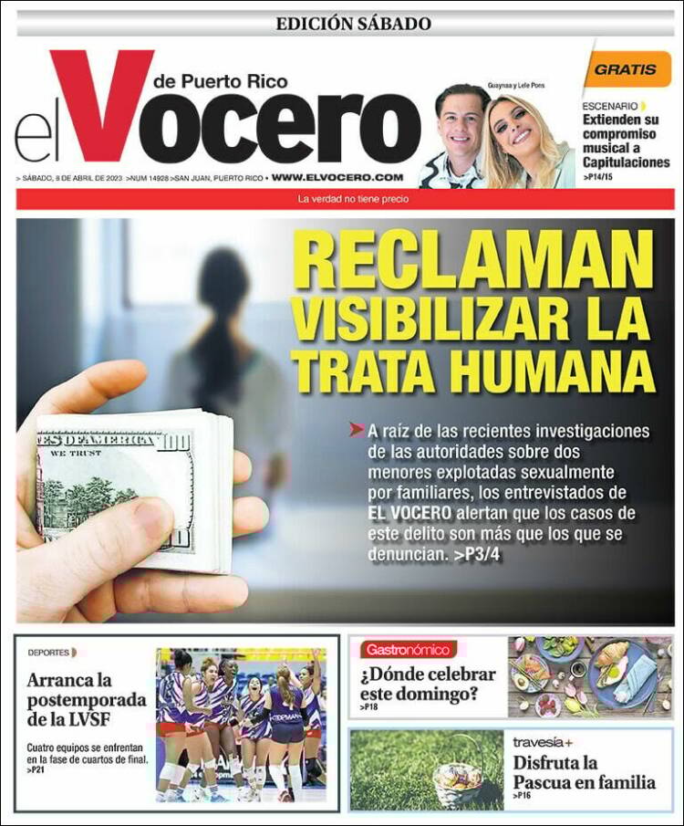 Portada de Vocero (Puerto Rico)