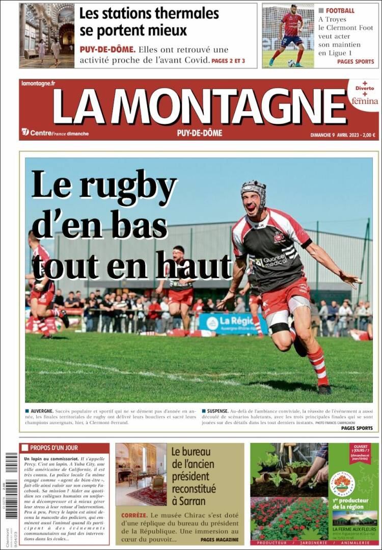 Portada de La Montagne (Francia)