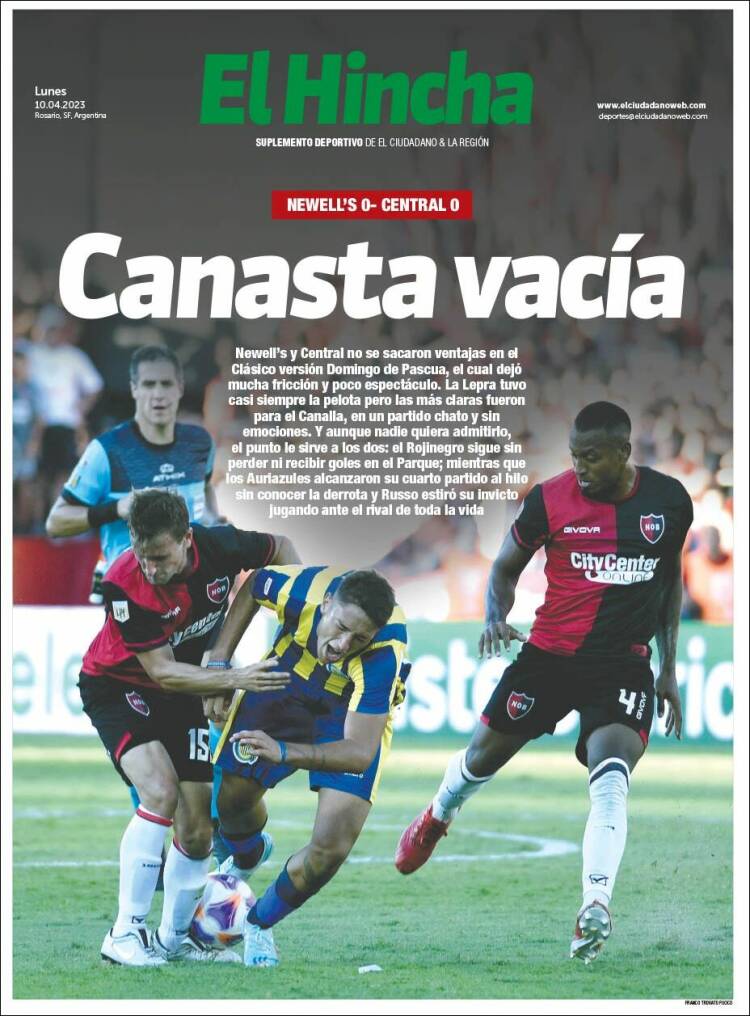 Portada de El Hincha (Argentina)