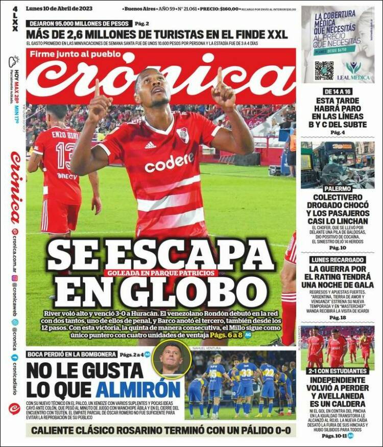 Portada de La Voz del Chaco (Argentina)