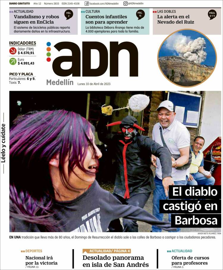 Portada de ADN - Medellín (Colombia)