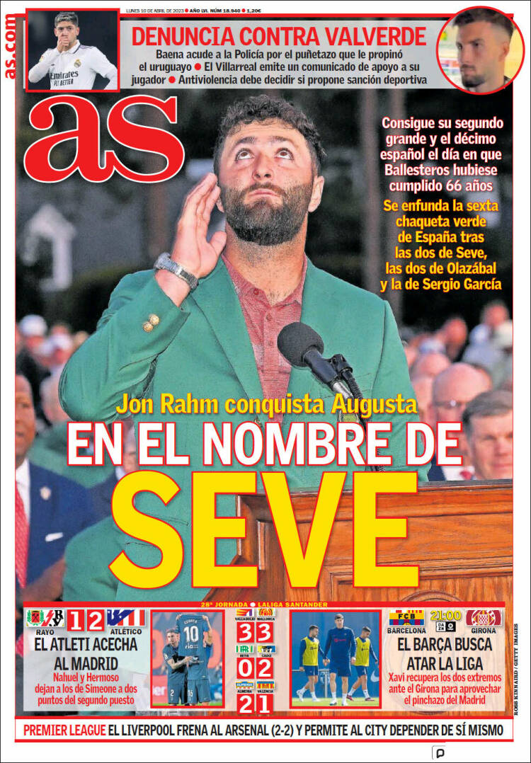 Portada de As (España)