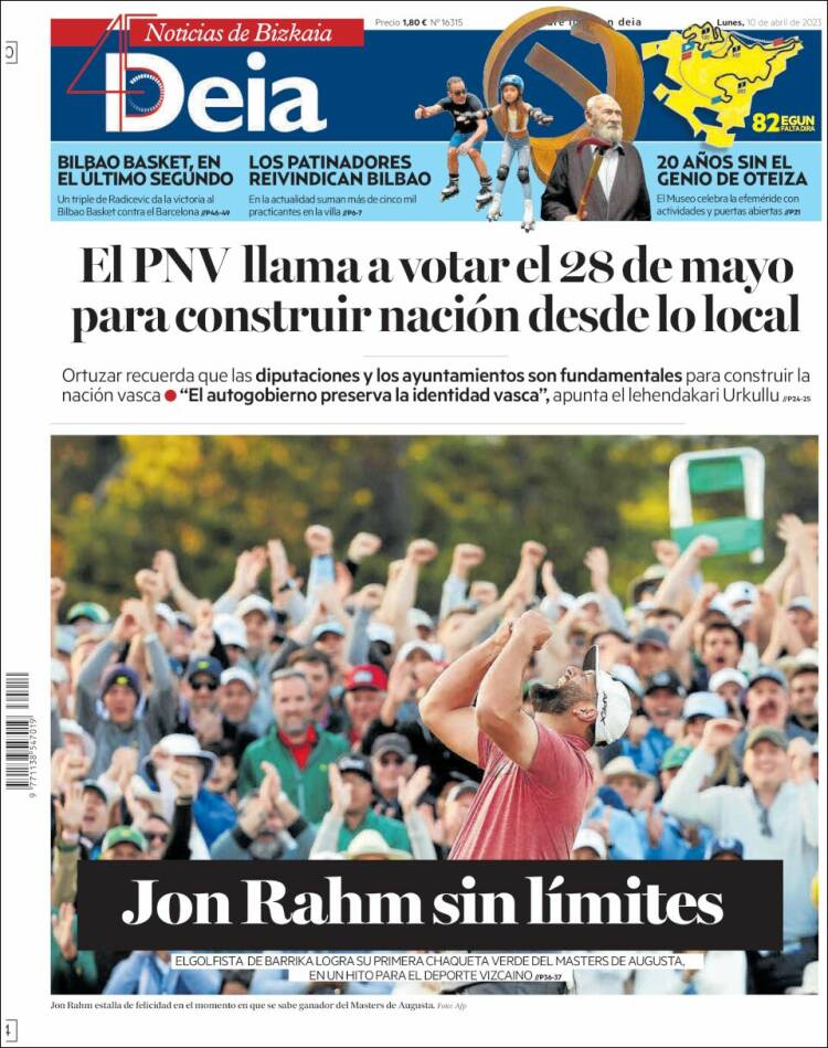 Portada de Deia (España)