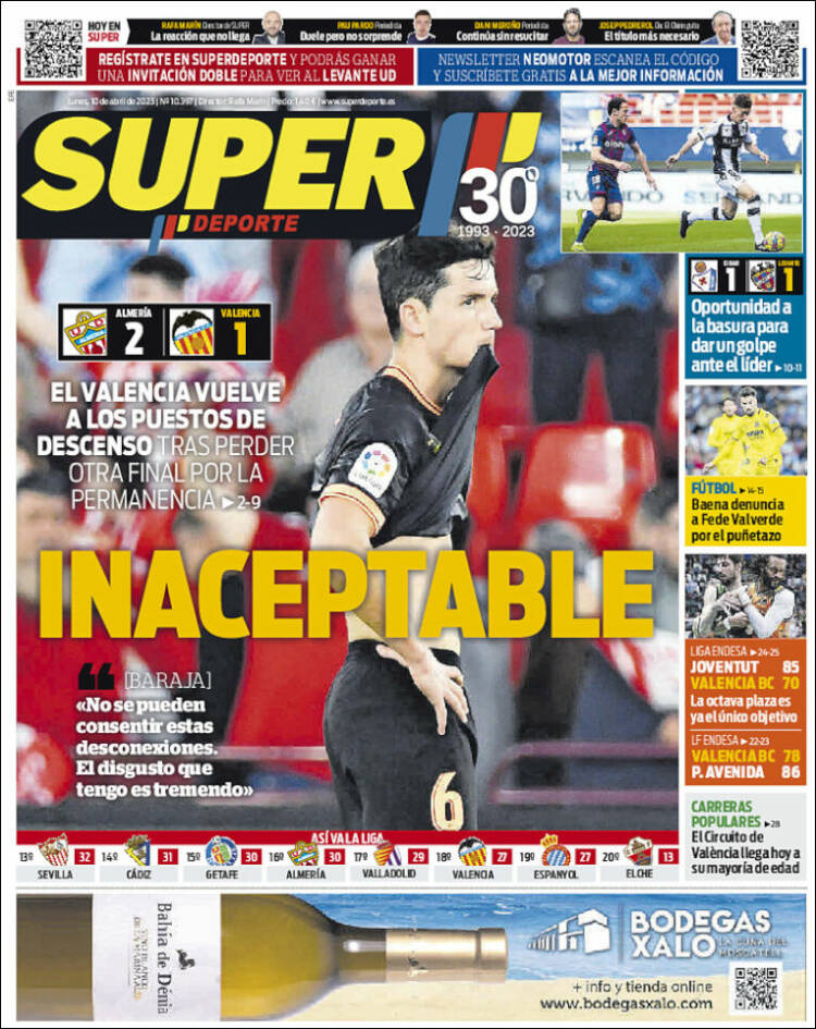 Portada de Superdeporte (España)